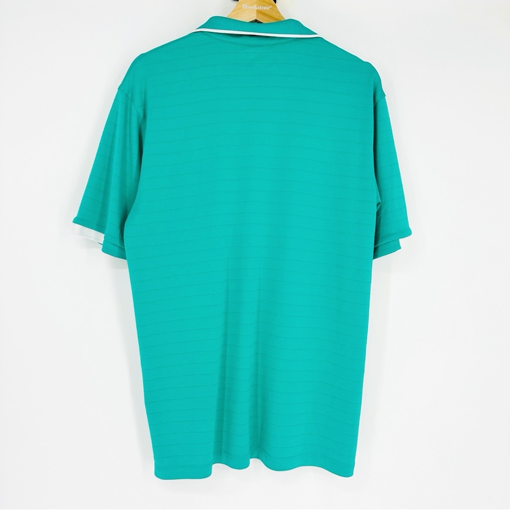 Mens Calloway Opti Dri Teal Blue Short Sleeve Golf Polo Shirt M - Picture 2 of 6